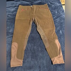 Smartpak Piper Women’s Chocolate and Rust Red Full Seat Riding Pants